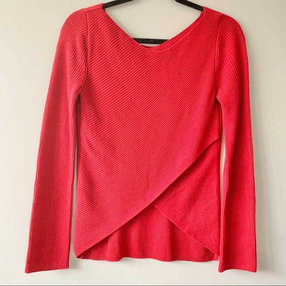 Aritzia Babaton Kitano Wool Sweater in Red - Picture 3 of 5